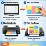How To Print ON Post It Notes