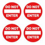 do not enter signs to print