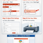 how to print powerpoint with speaker notes