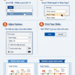 how to print presentation slides with notes