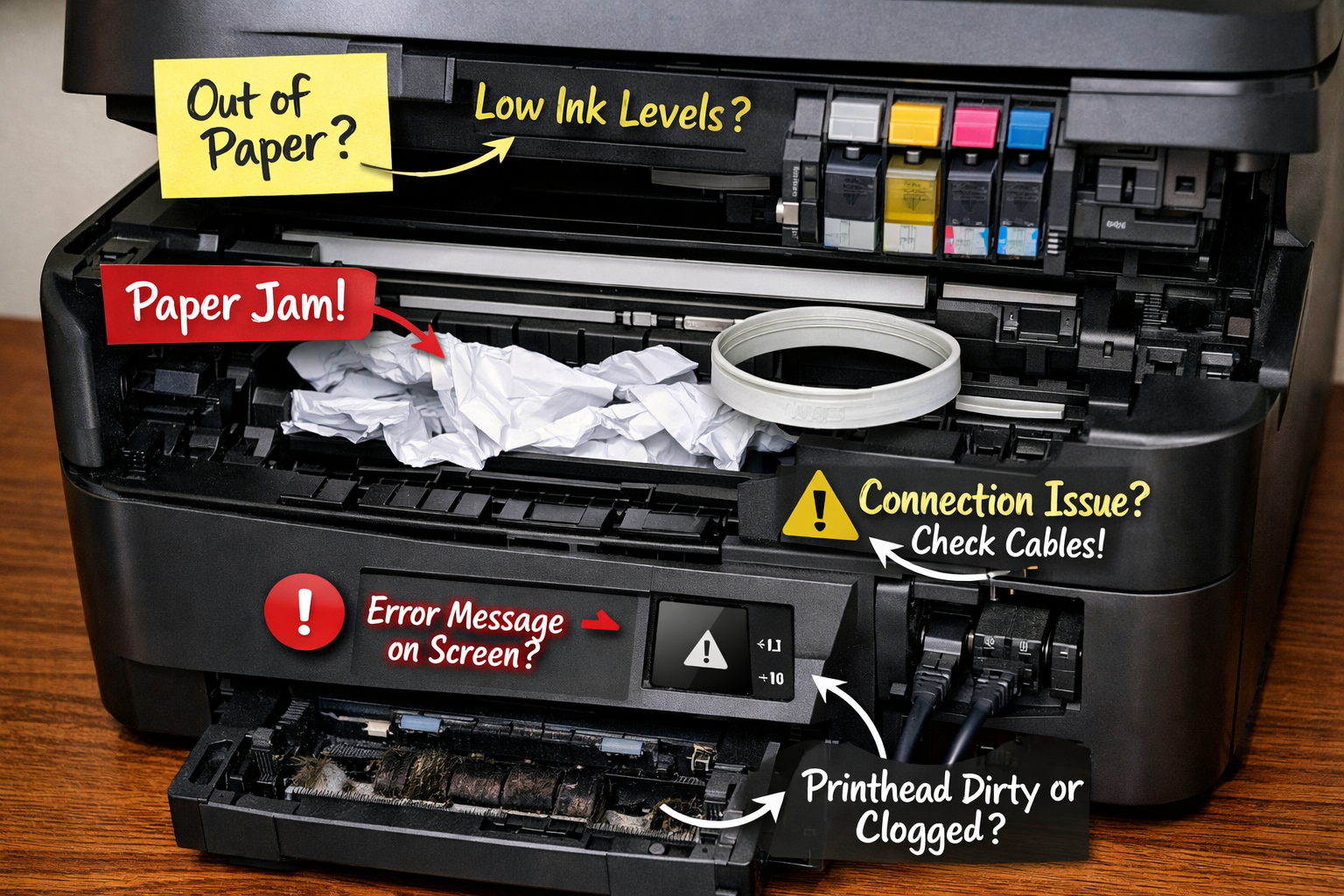 why is my printer not printing