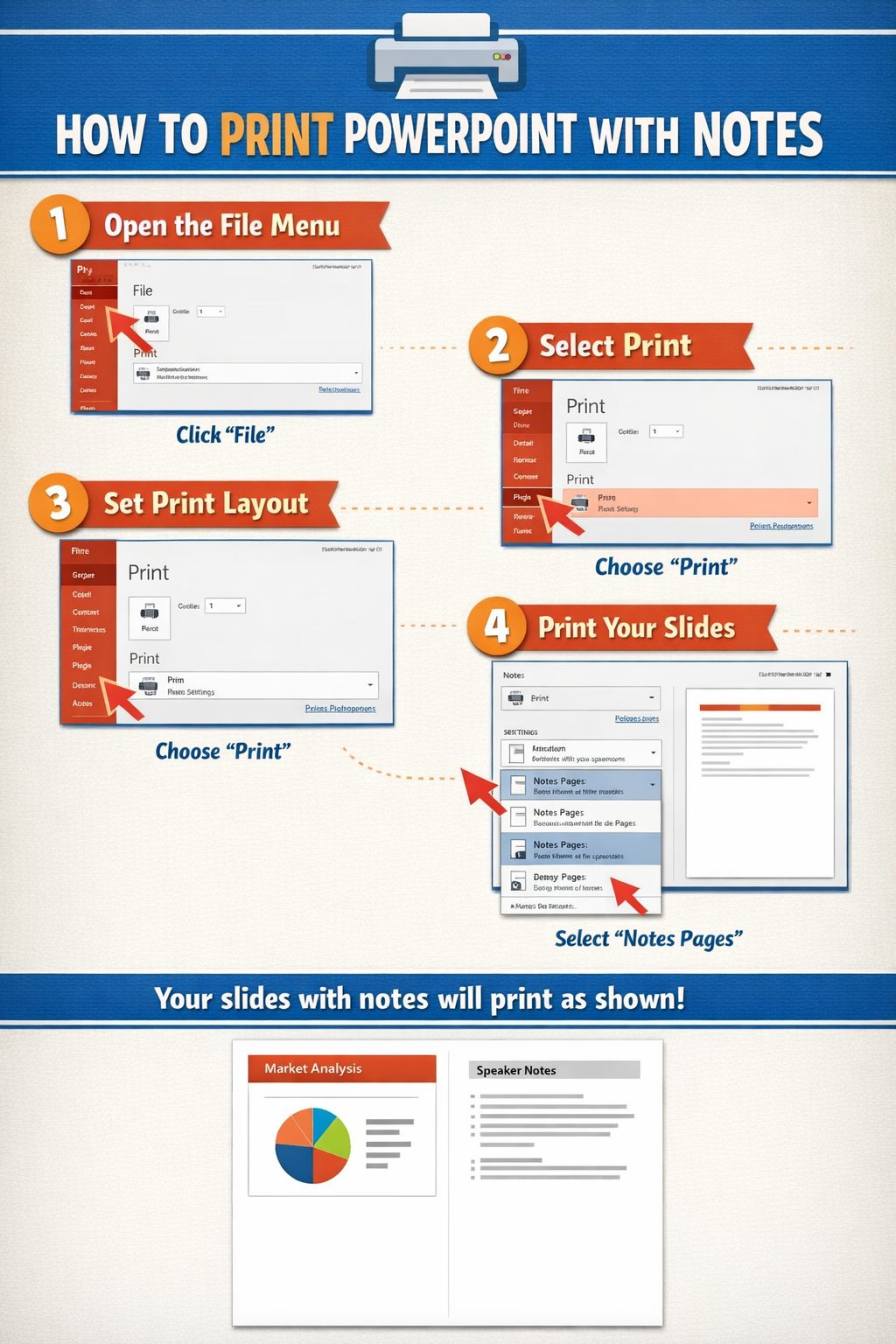 How Do You Print Powerpoint With Notes