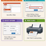 how to print slides with speaker notes