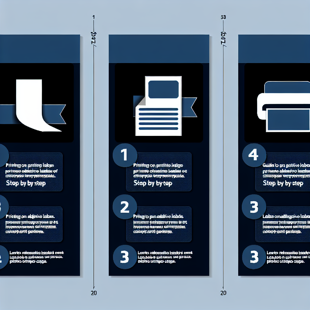 printing on adhesive labels guide